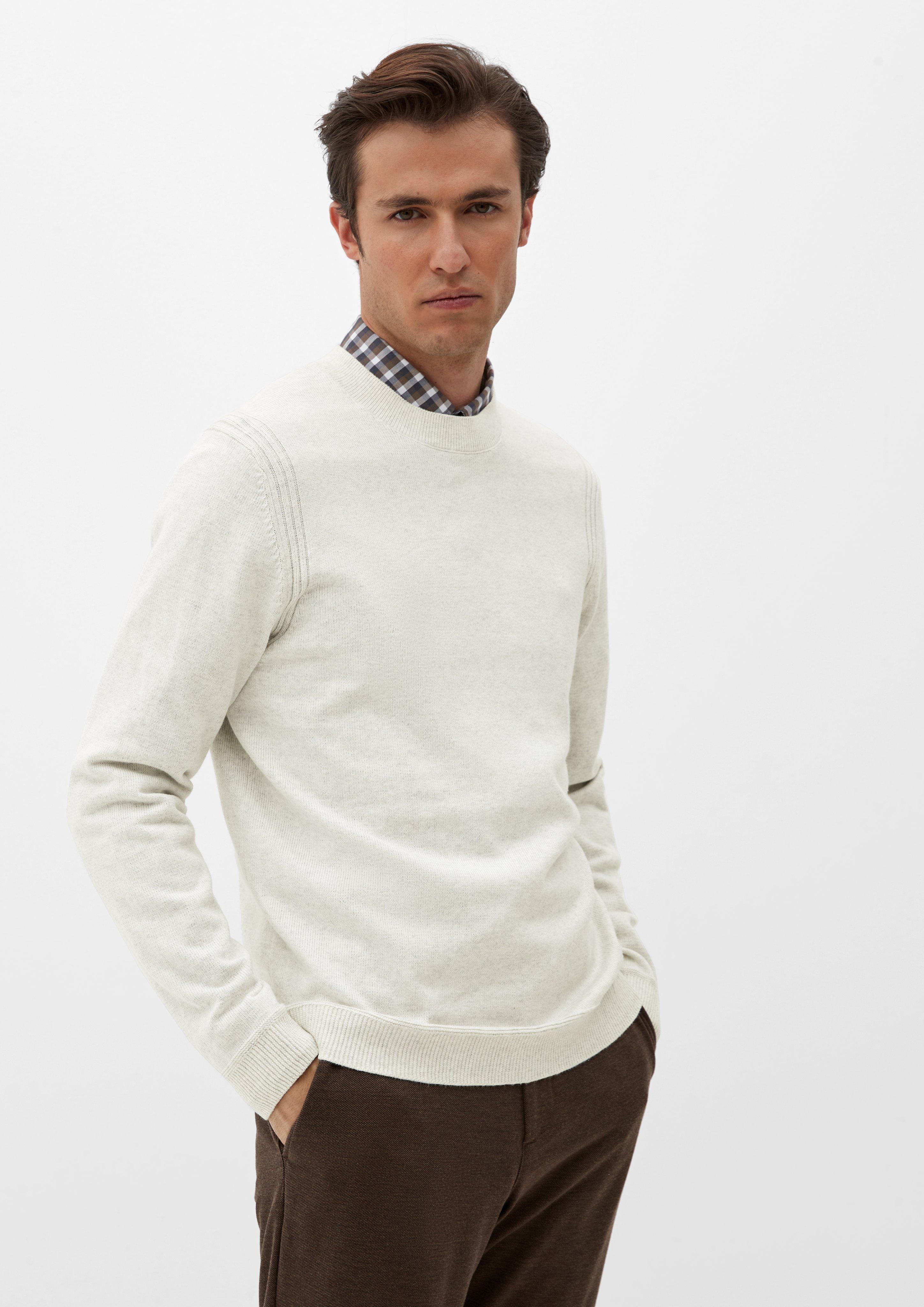 Feinstrickpullover mit Rippdetails  2124554-90X0