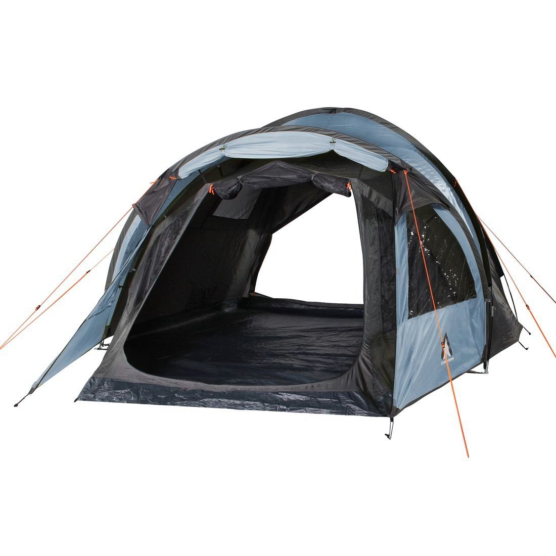 10T Outdoor Equipment Kuppelzelt Glenhill Arona 4 Mann Zelt Kuppelzelt 5000 mm mit XXL Schlafkabine, Personen: 4