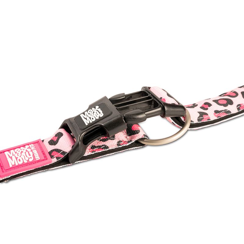 Max & Molly Smart ID Halsband Leopard Pink