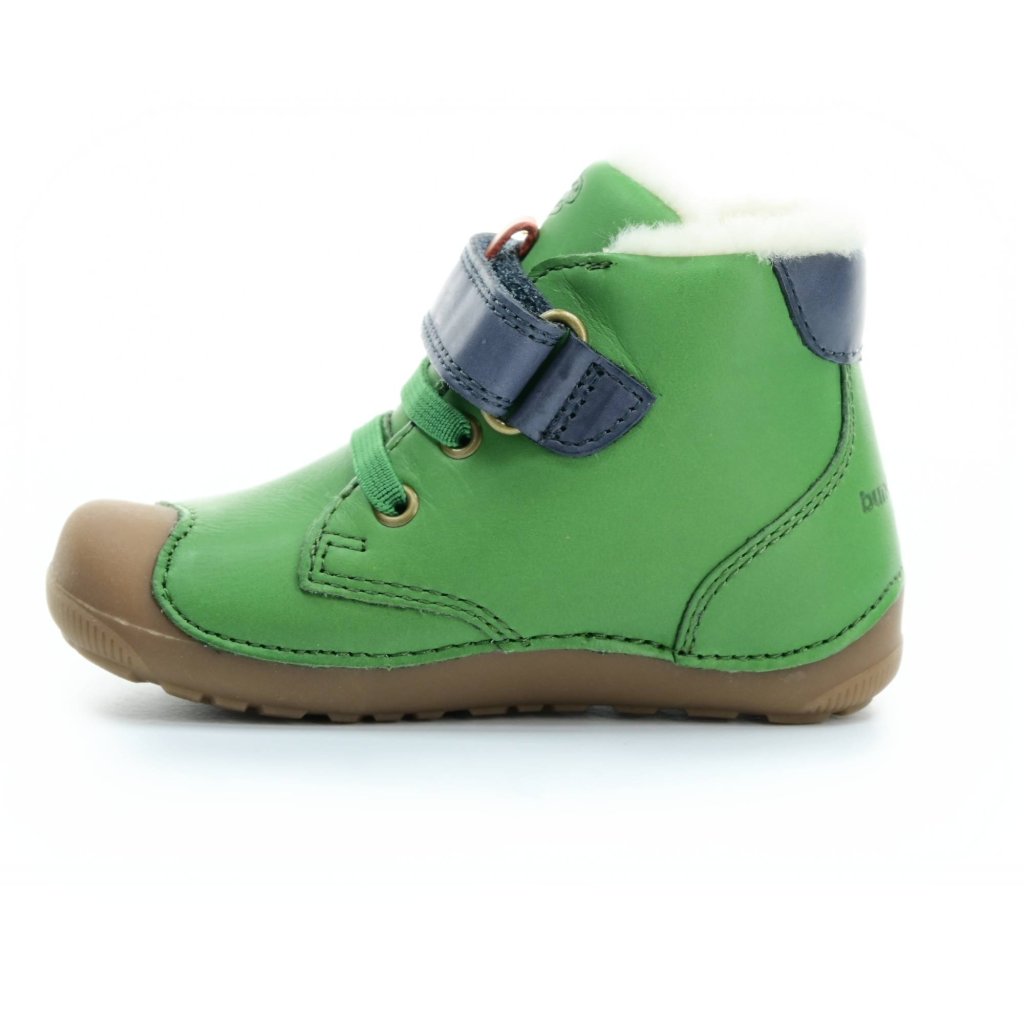 Bundgaard Petit Mid Winter Lace Green grüne Barfuß-Stiefeletten