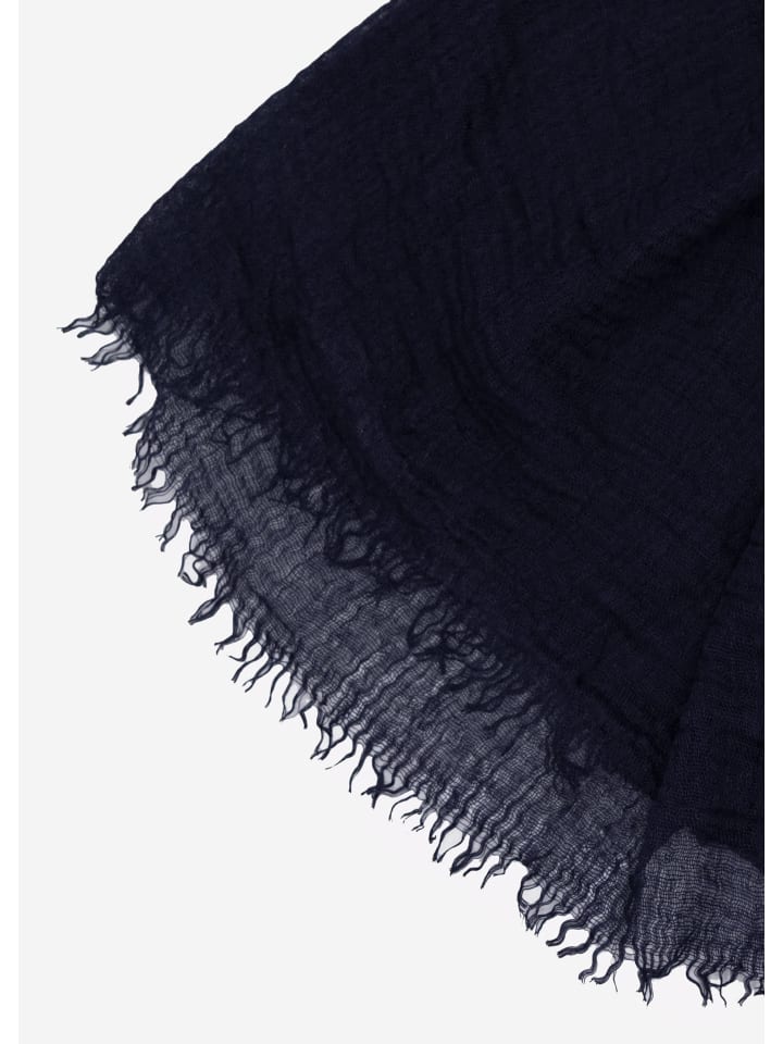 SASSYCLASSY Musselin Schals in Dunkelblau günstig kaufen onesize