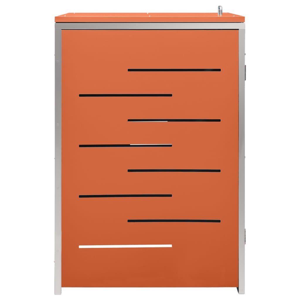 vidaXL Mülltonnenbox Mülltonnenbox für 1 Tonne 69x77,5x115 cm Edelstahl