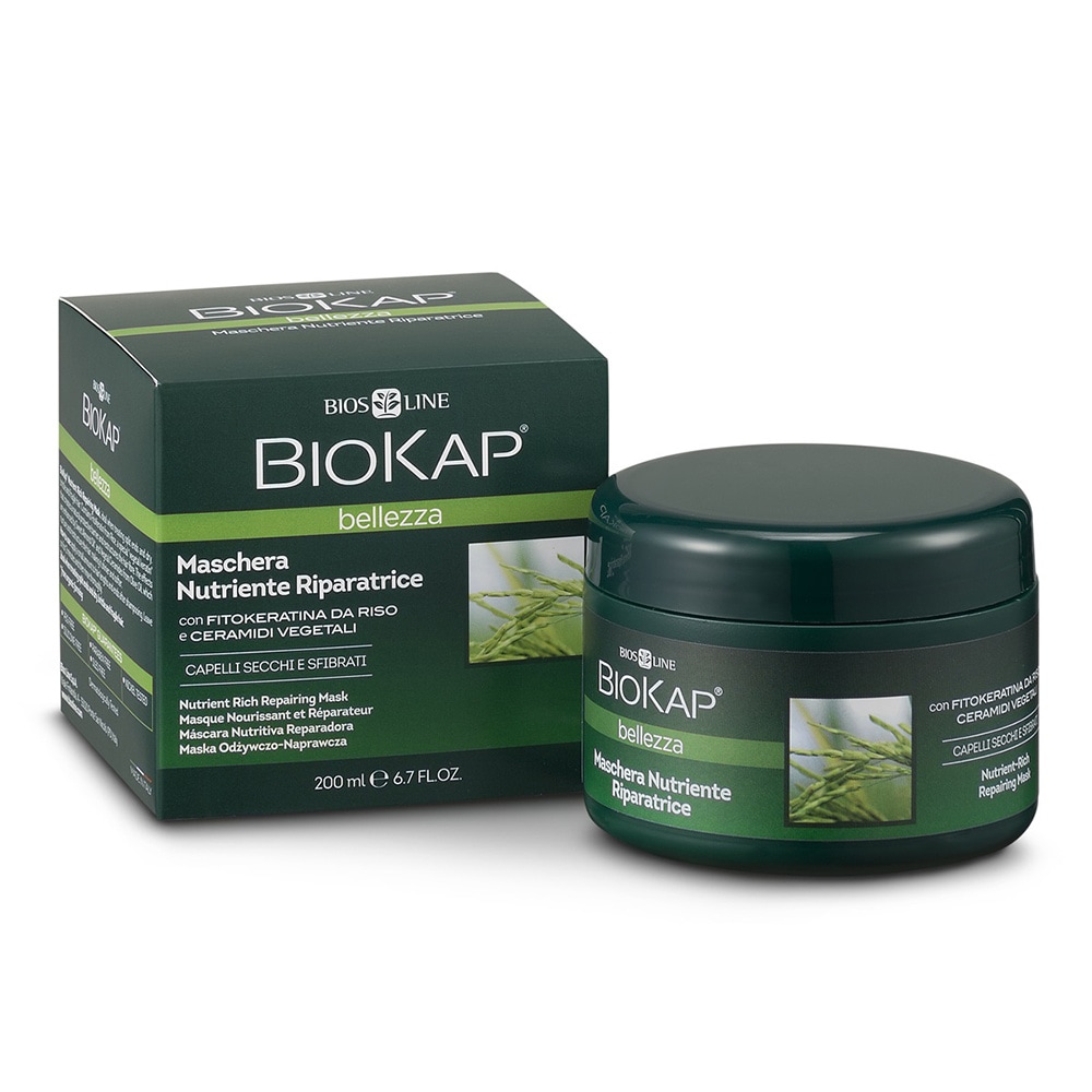 biokap MASQUE  NOURRISSANT RÉPARATEUR SOIN NUTRITIF INTENSIF POUR CHEVEUX SECS ET ABIMÉS