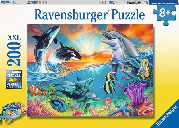 Kinderpuzzle ab 8 Jahren - Ozeanbewohner - 200 Teile