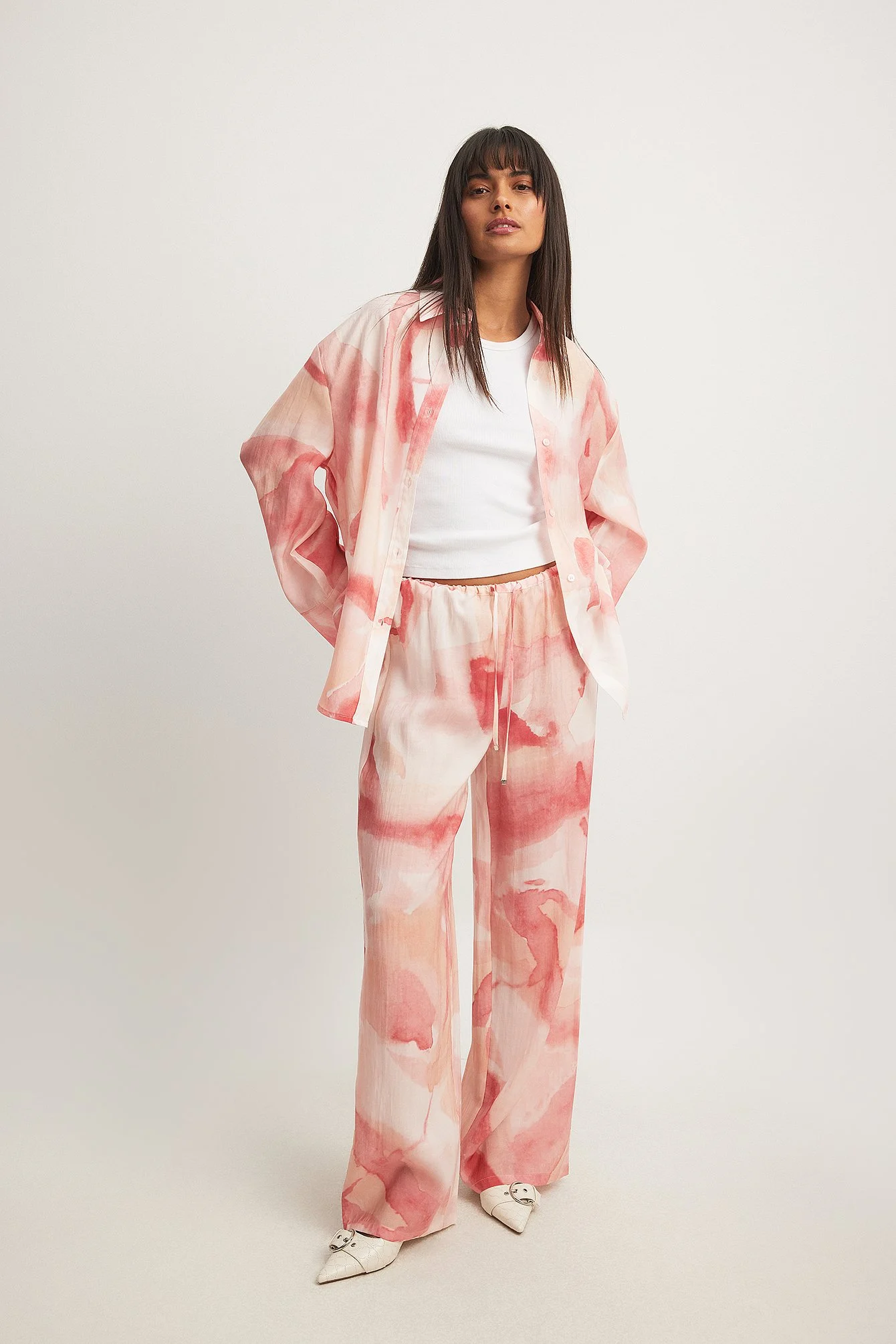 Luftige Hose mit Print