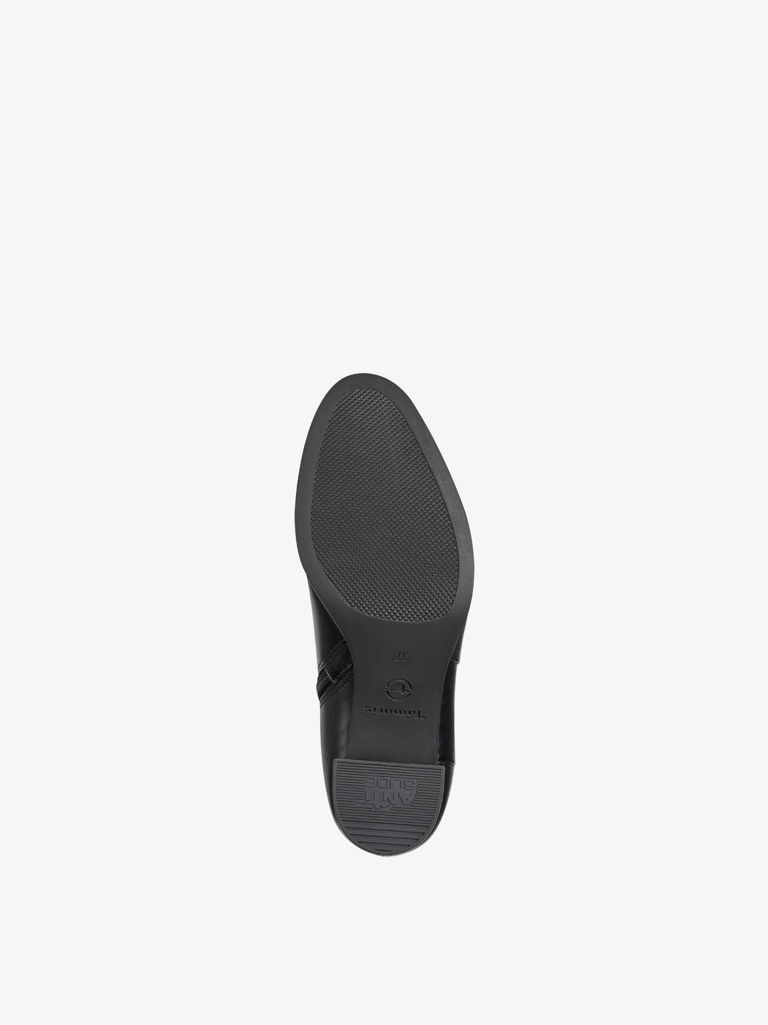 Bottine en cuir - noir