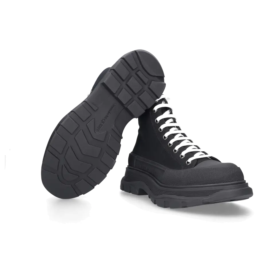 Alexander McQueen - Sneaker high W4L32 Canvas - schwarz