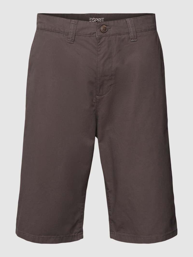 Bermudas mit seitlichen Eingrifftaschen Modell 'SUS' in anthrazit
