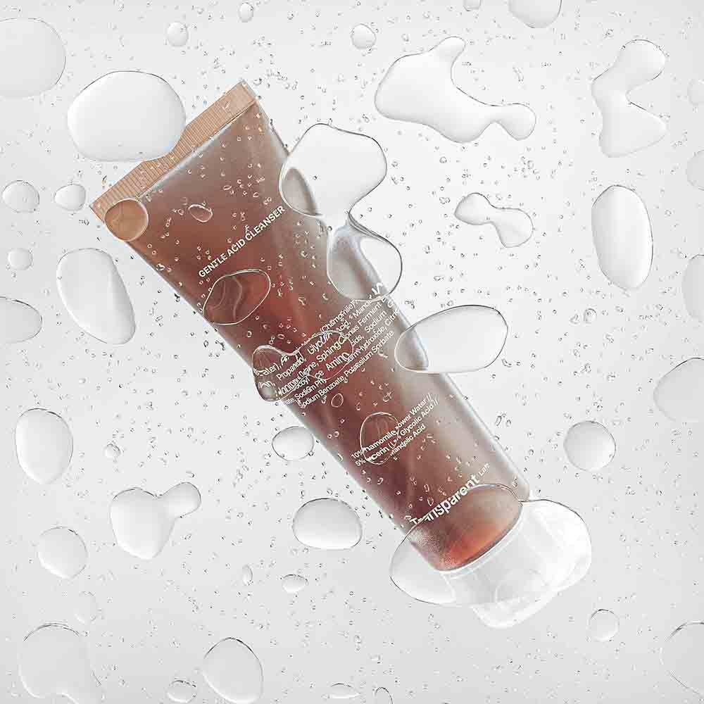 Transparent Lab Gesichtsreinigung Gentle Acid Clenaser - Gesichtsreiniger Peelingeffekt