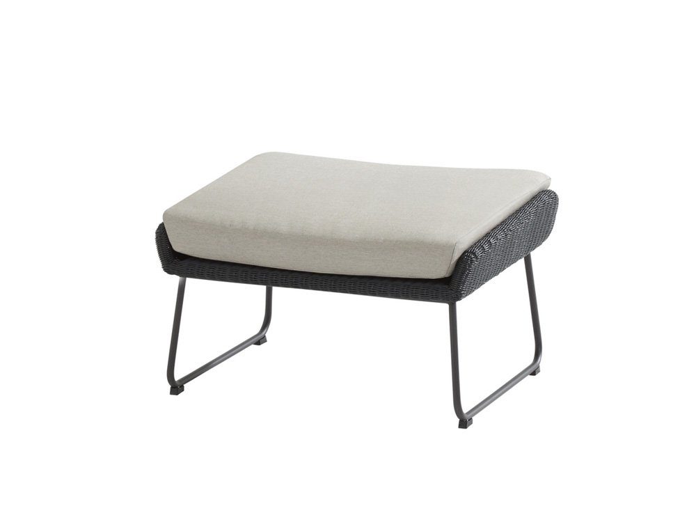 taste by 4 seasons Gartenlounge-Hocker 4Seasons Avila Fußteil inkl. Kissen Polyloom (1)