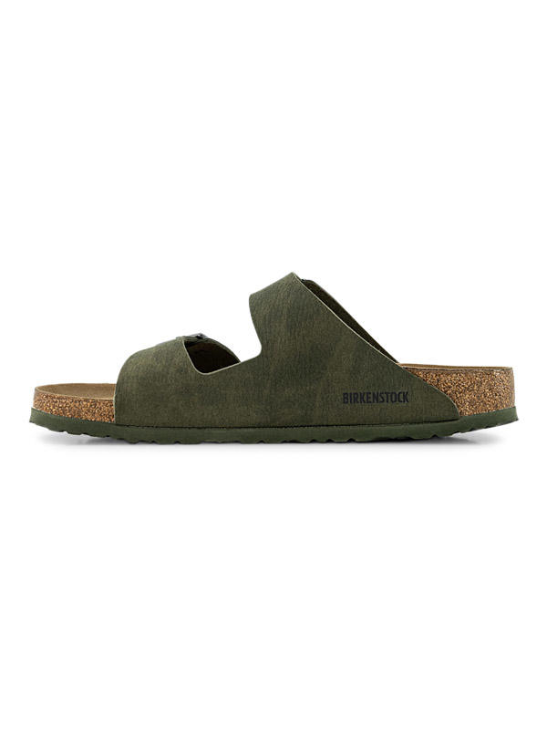 BIRKENSTOCK, Pantoletten, Mikrofaser, Schmale Passform, thymian
