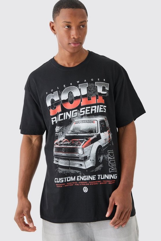 Oversize T-Shirt mit lizenziertem Golf Gti Print