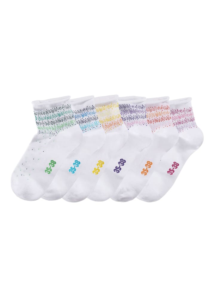H.I.S Kurzsocken in weiß günstig kaufen