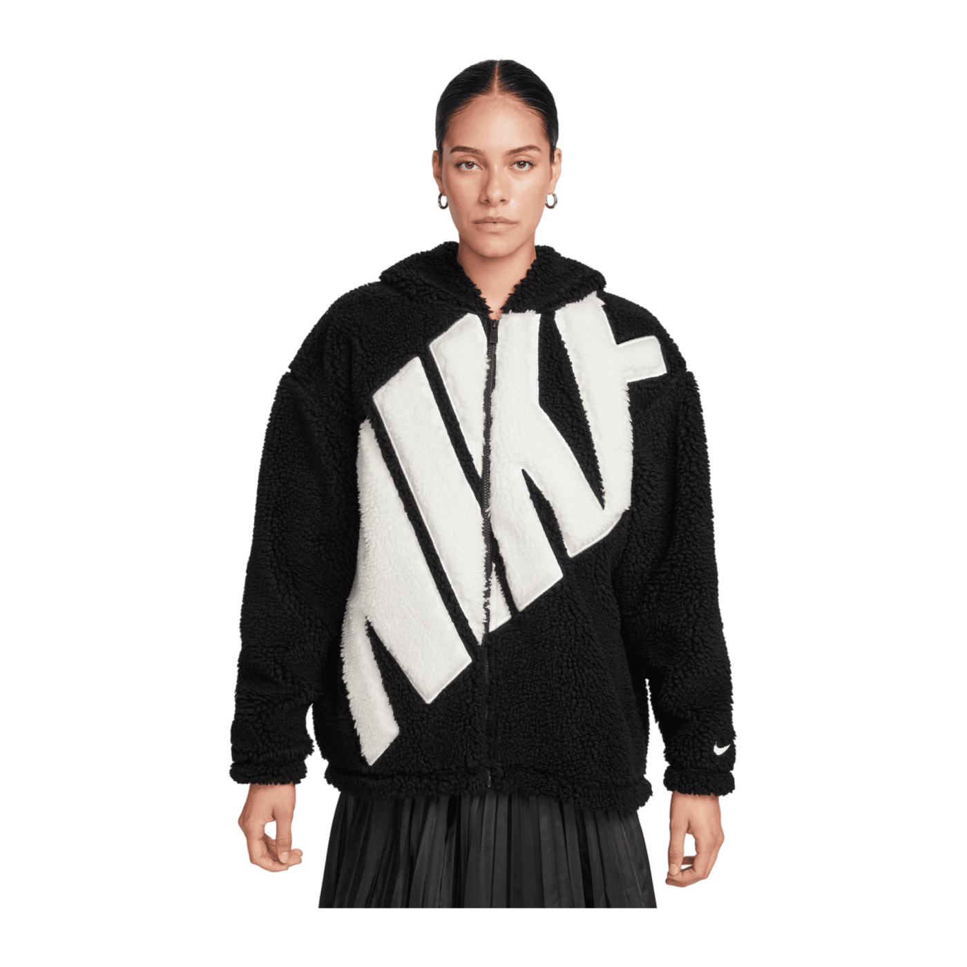 Nike Logo Jacke Damen Schwarz F010