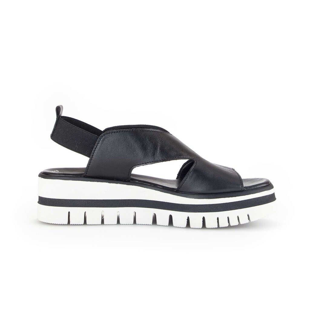 Gabor fashion Plateau Sandale schwarz
