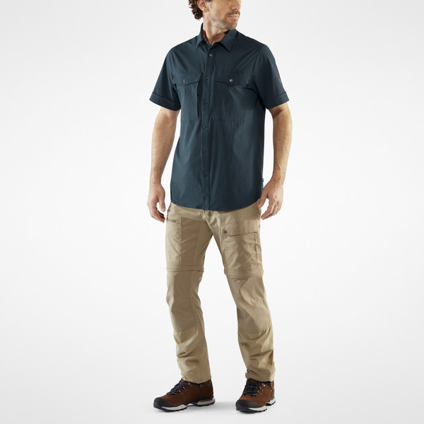 ABISKO TREKKING SHIRT SS M Herren - Outdoor Hemd