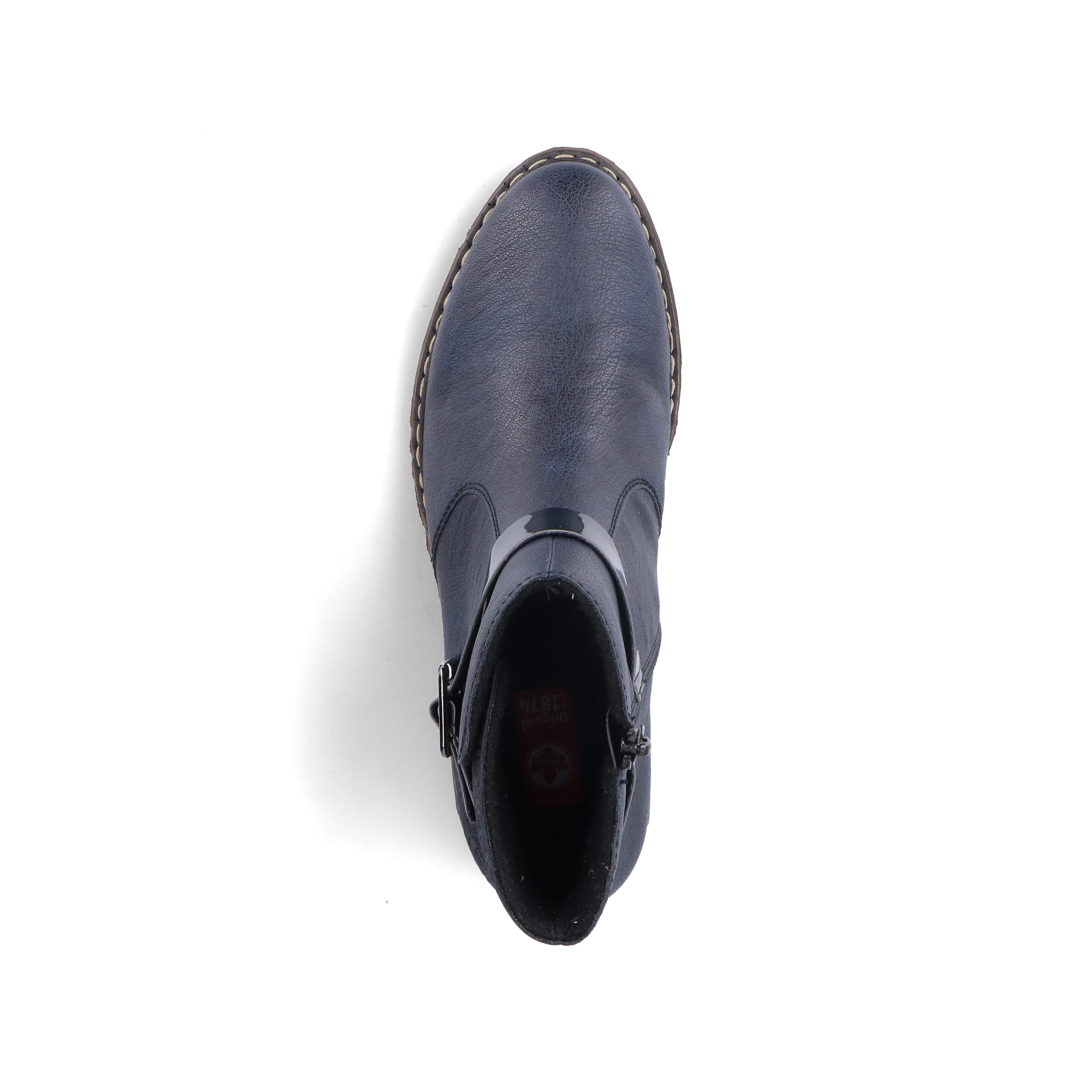 Rieker Damen Kurzstiefel azurblau