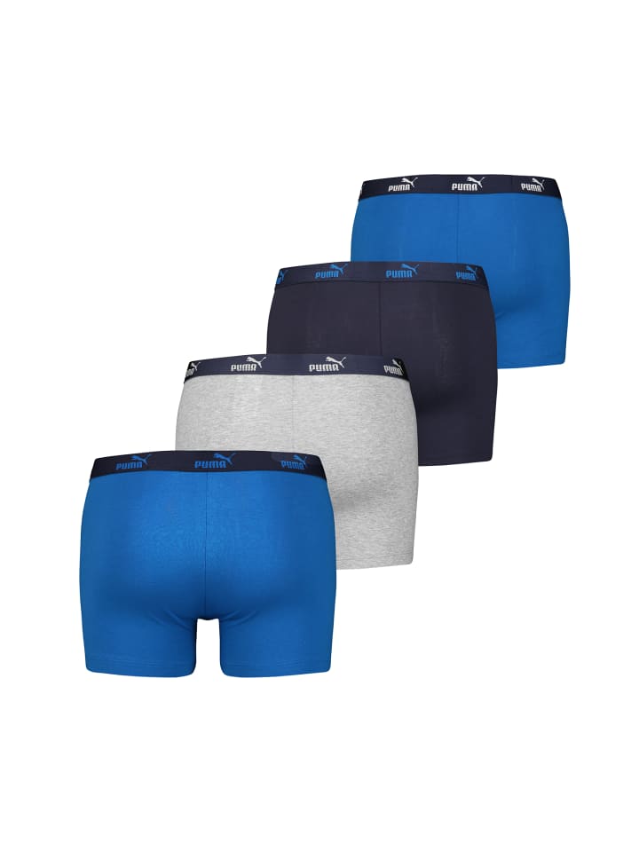 Puma Boxershorts PUMA BW MEN PROMO SEASON Boxer 4P in Blue Combo günstig kaufen