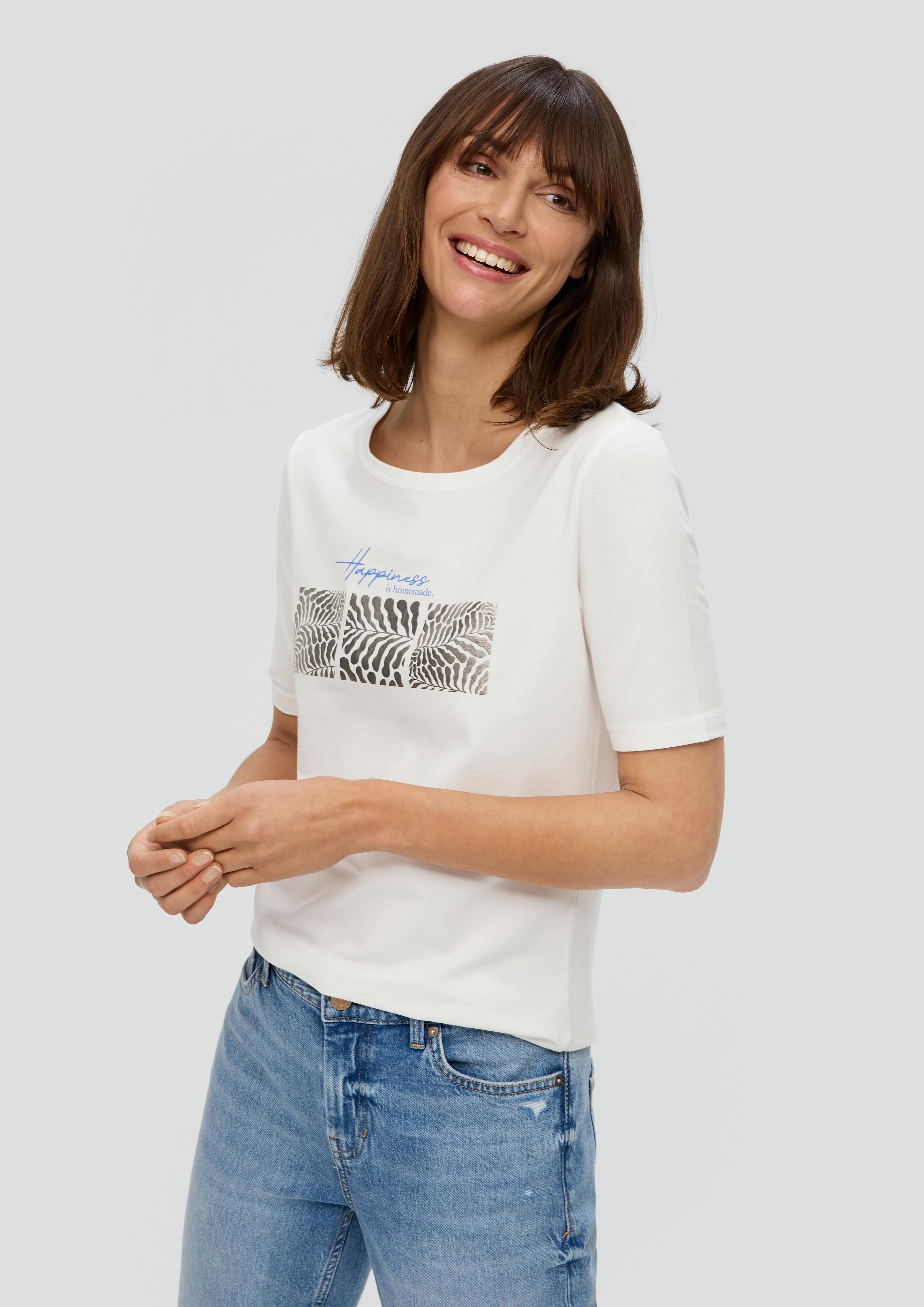 T-Shirt mit Frontprint  2144441-02D3