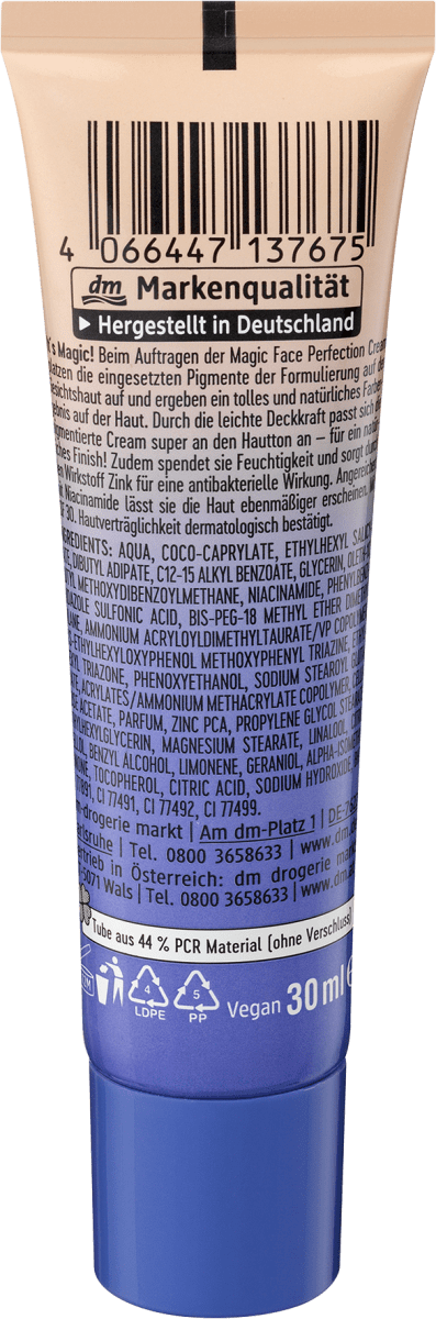 BB Creme Magic Face Perfection, LSF30, 30 ml