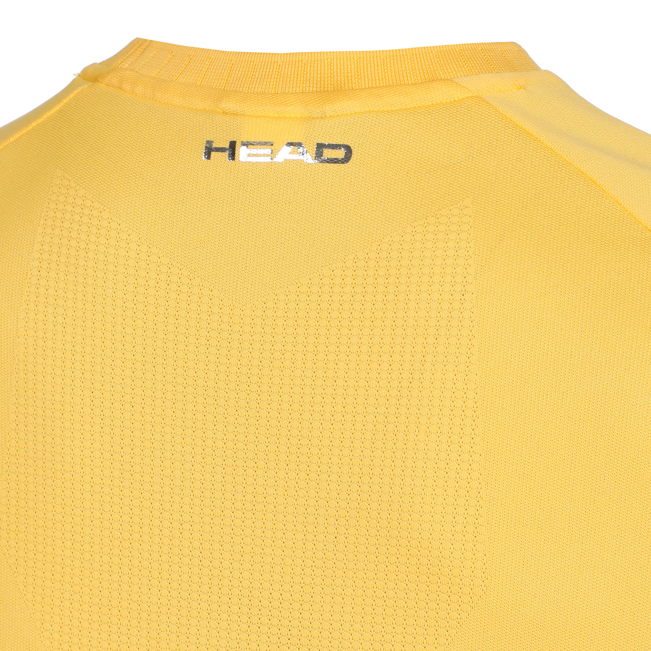 Performance T-Shirt Herren - Goldgelb, Weiß