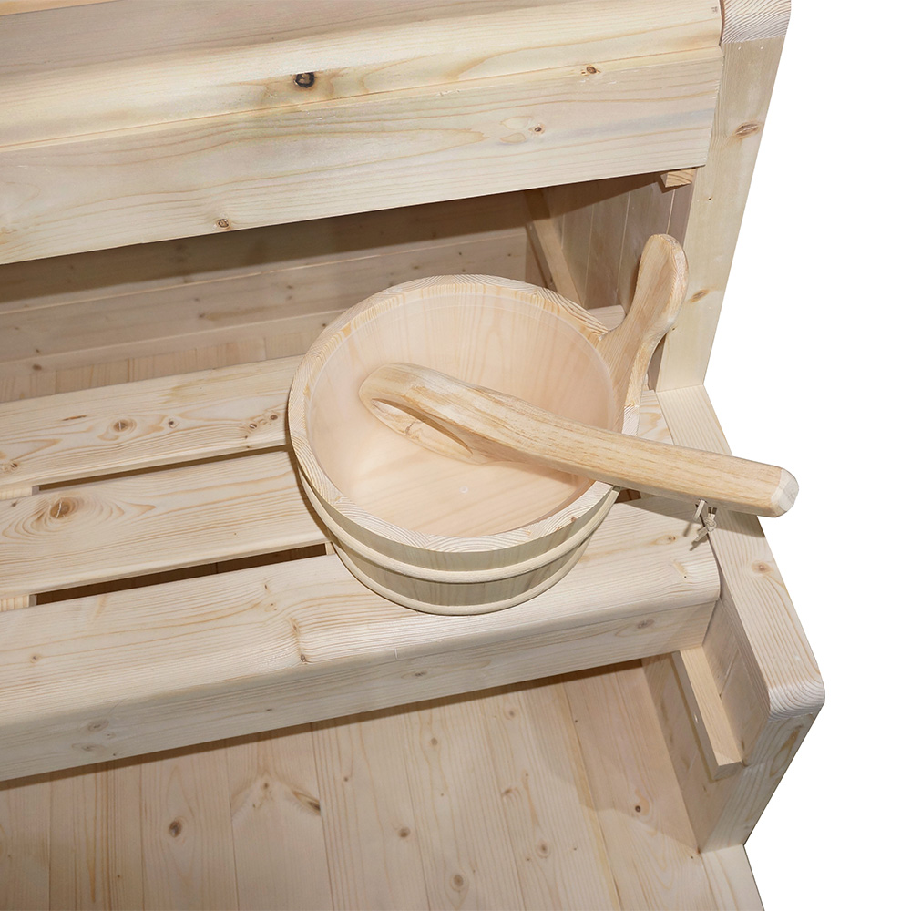 Home Deluxe Traditionelle Sauna SHADOW - L
