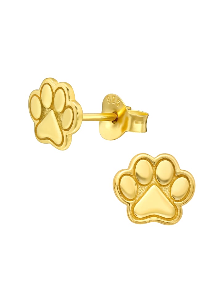 Alexander York Ohrringe, Ohrstecker PFOTE in Gold, 2-tlg. günstig kaufen onesize