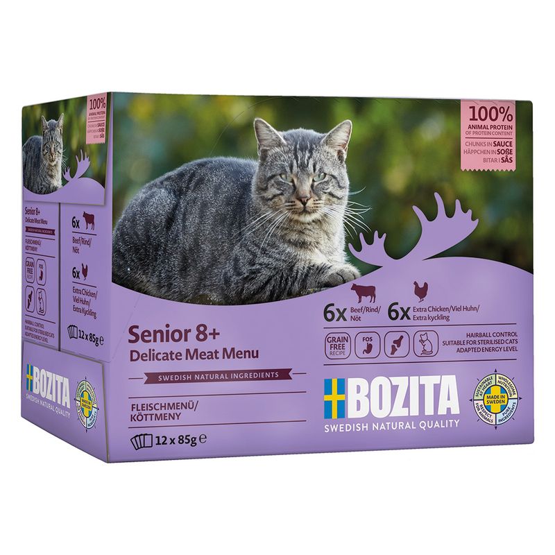 Sparpaket Bozita Häppchen in Soße Senior 24 x 85 g