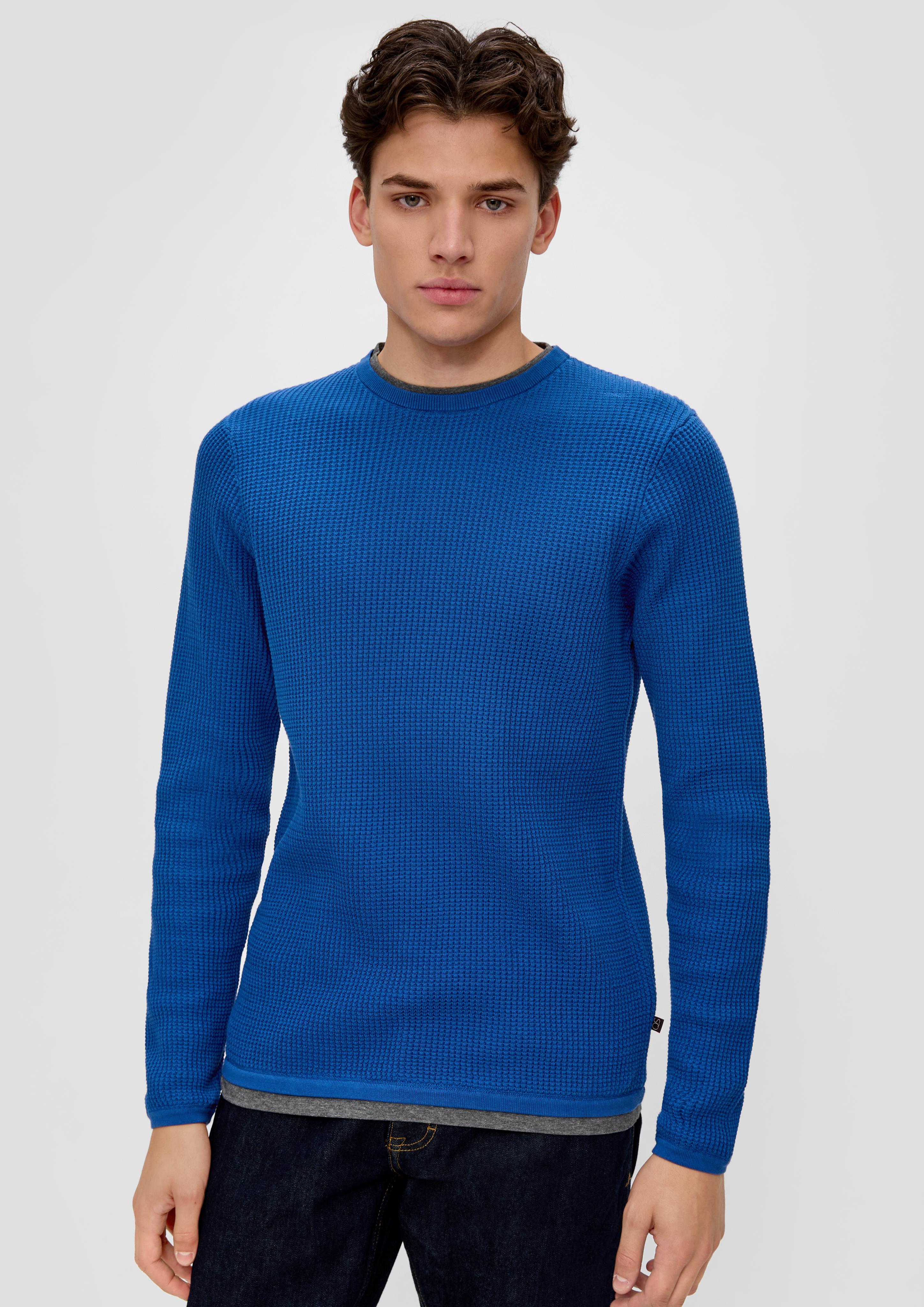 Strickpullover in Layering-Optik  2138583-5539