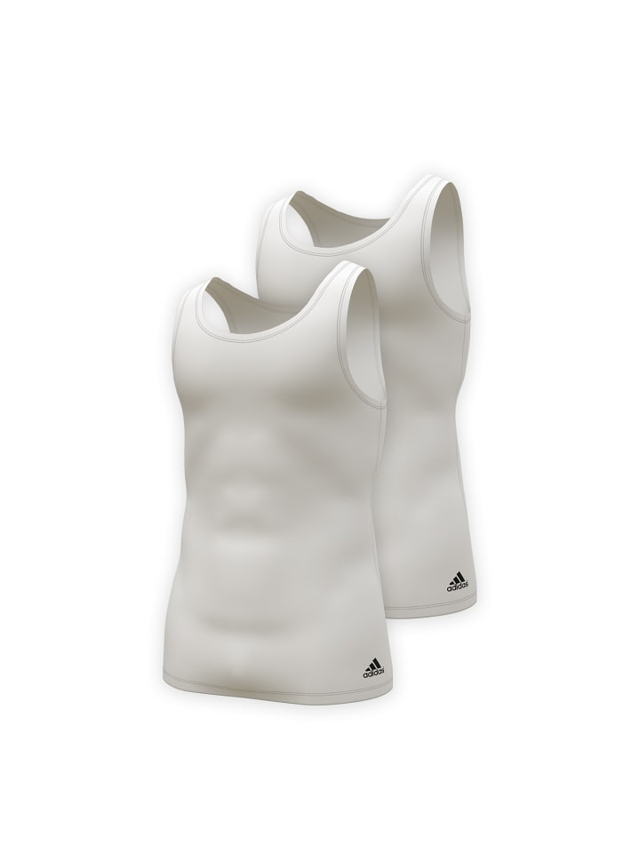 adidas Tanktop BASIC in Weiß günstig kaufen