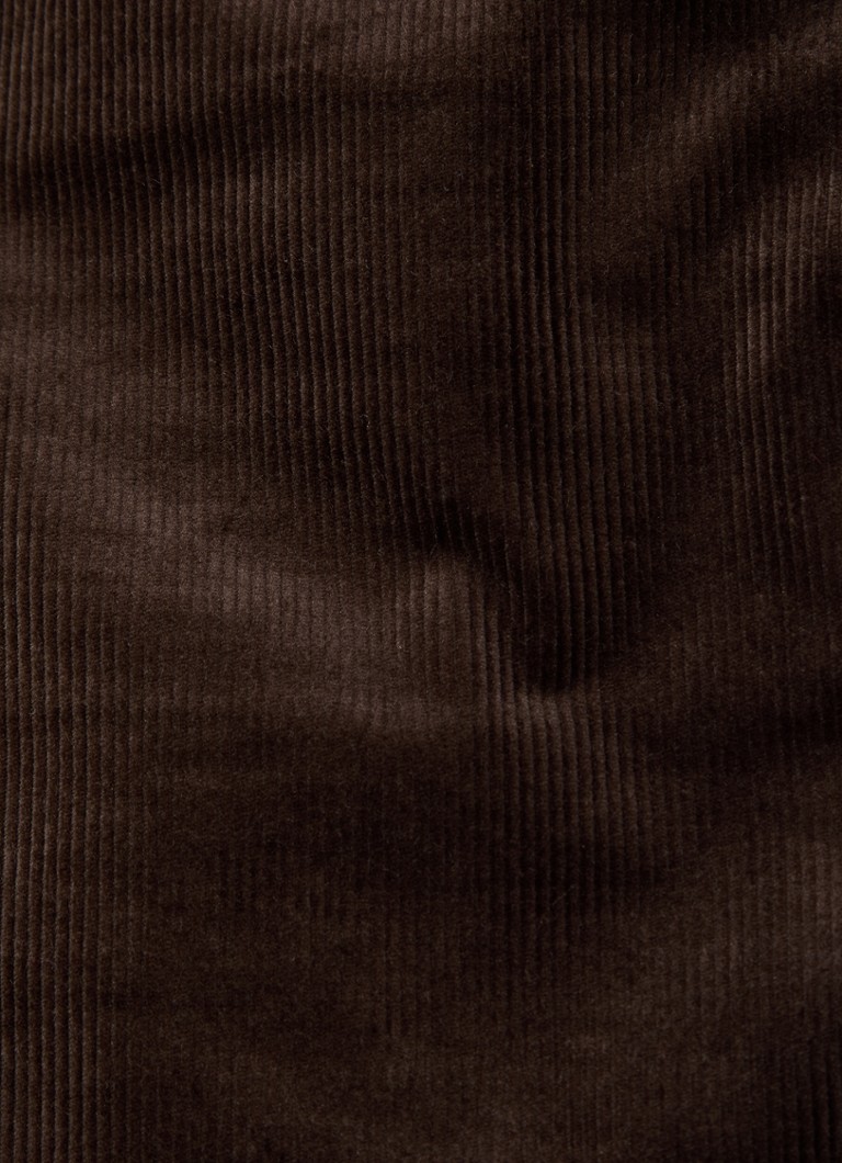 Pantaloni din catifea reiată cu talie medie și croială dreaptă Ralph Lauren