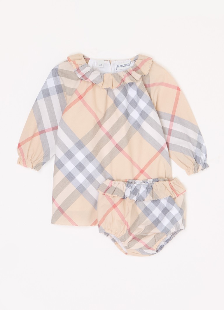 Burberry Emmeline tunikas kleita no organiskās kokvilnas ar apakšbiksēm