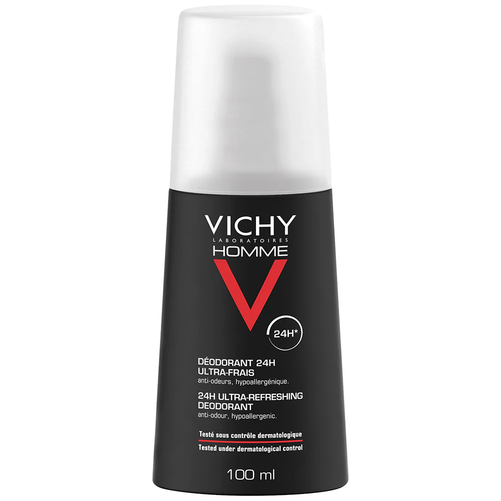 Vichy Homme Homme Deodorante 24H ultra -fresco Spray - Deodoranti