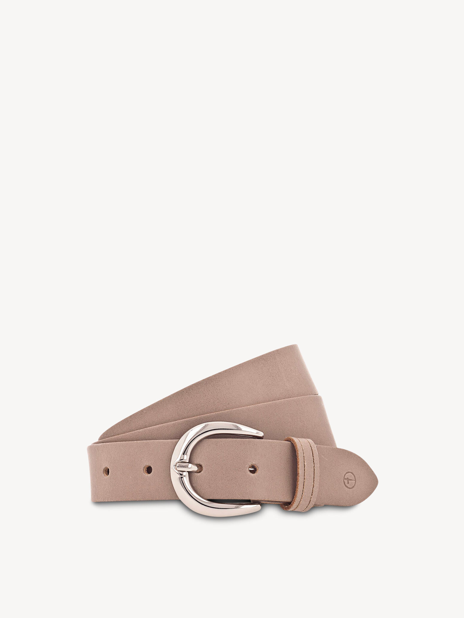 Ceinture en cuir - gris