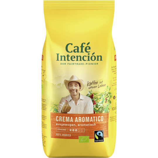 Darboven Café Intención ecológico Café Crema Bio Fairtrade 1KG