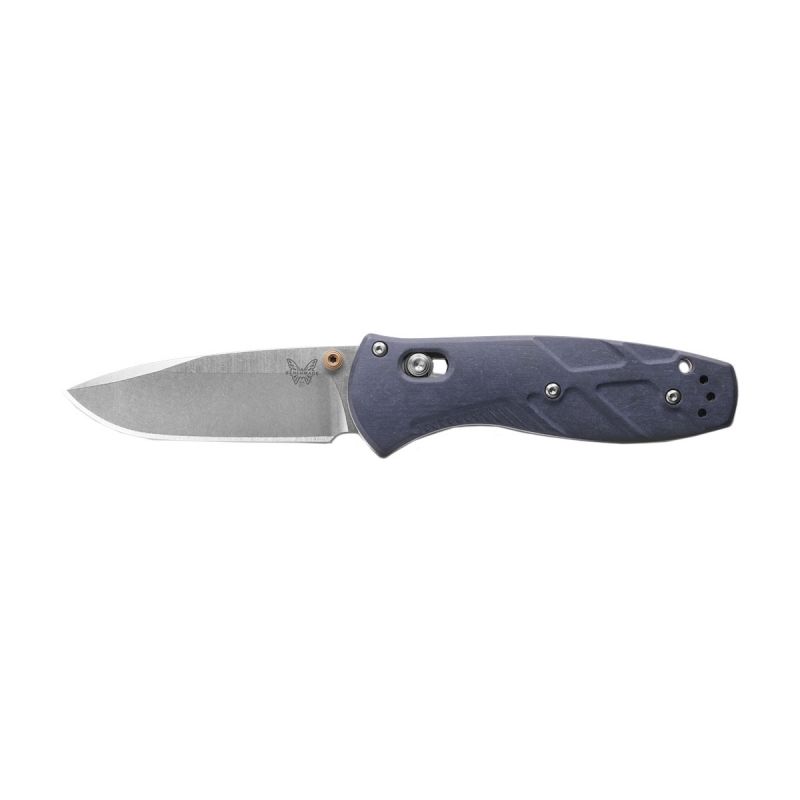 Benchmade Mini Barrage 585-03 Blue Canyon Richlite