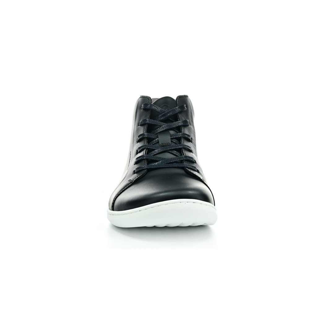 Skinners Moonwalker High Top Leather Black/White Barfußstiefeletten