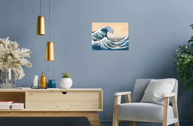 CreArt ART Collection: Große Welle (Hokusai) - Malen nach Zahlen für Erwachsene