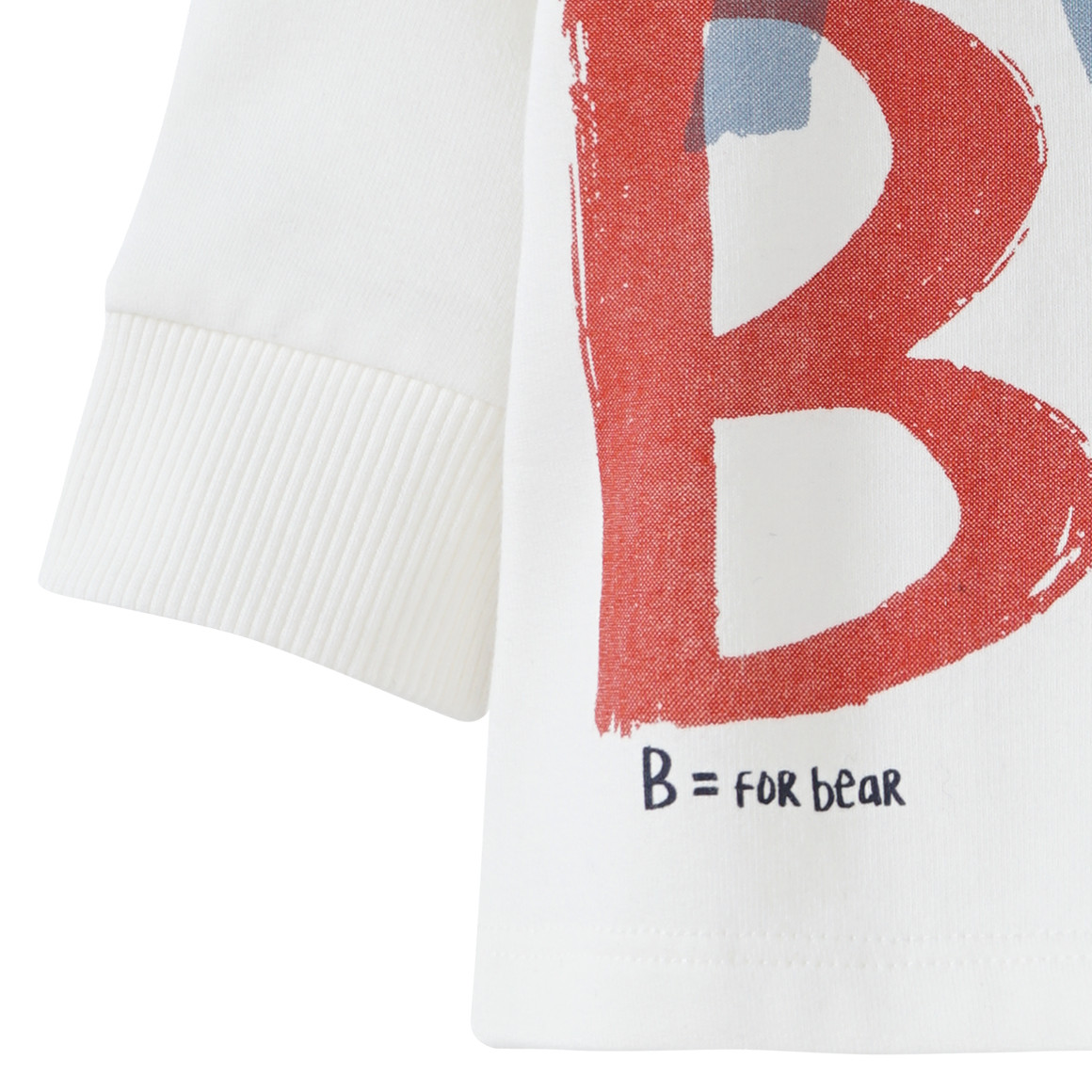 Newborn Langarmshirt mit ABC-Print