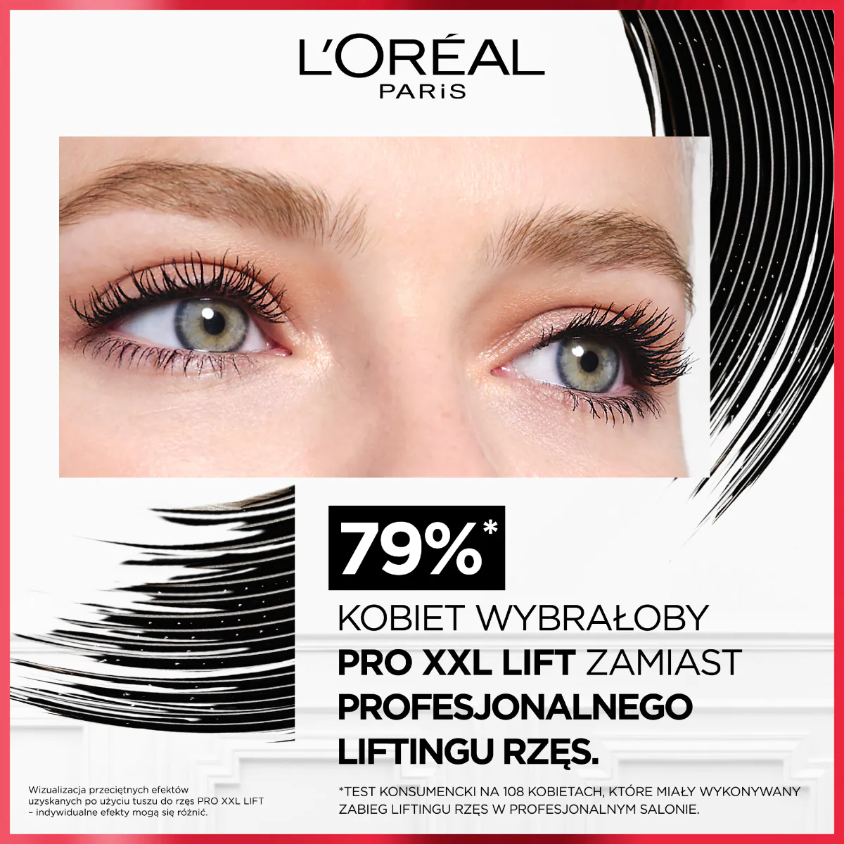 Μάσκαρα L'Oréal Paris Pro XXL Lift