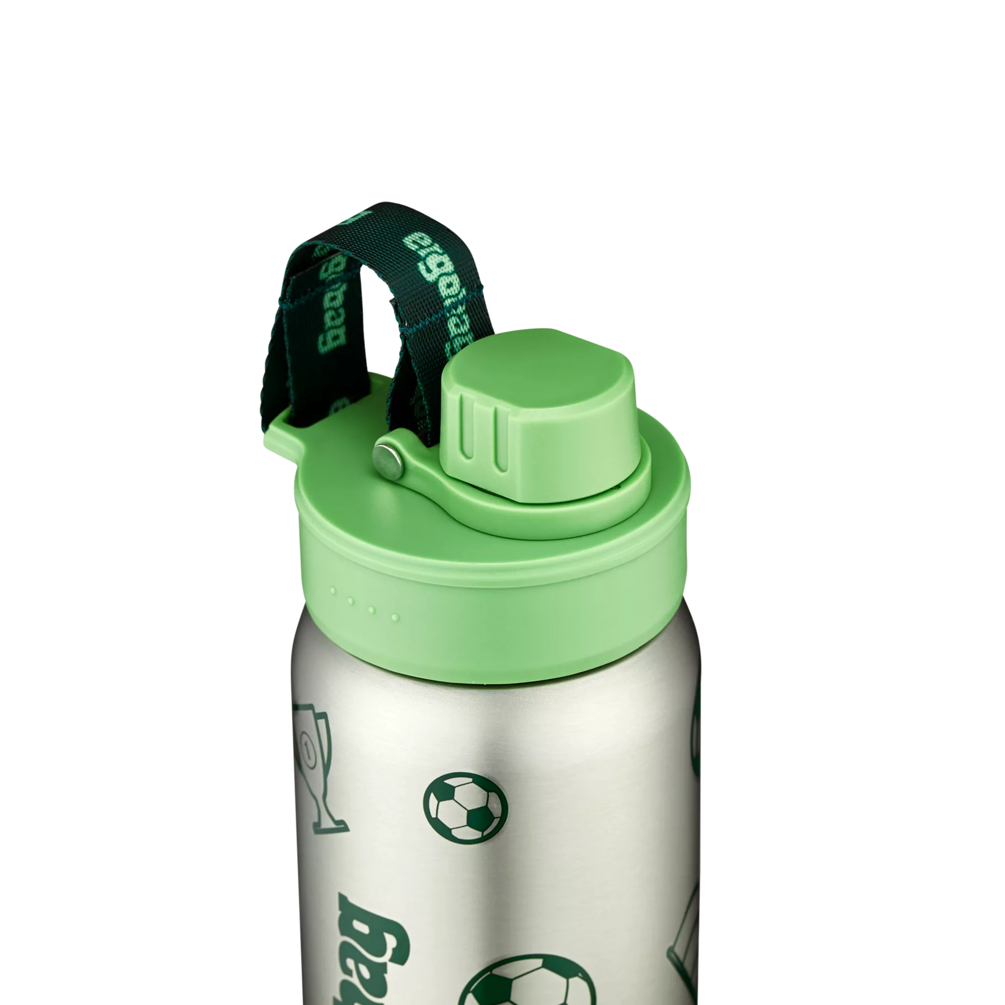 ergobag Edelstahl Trinkflasche Grün