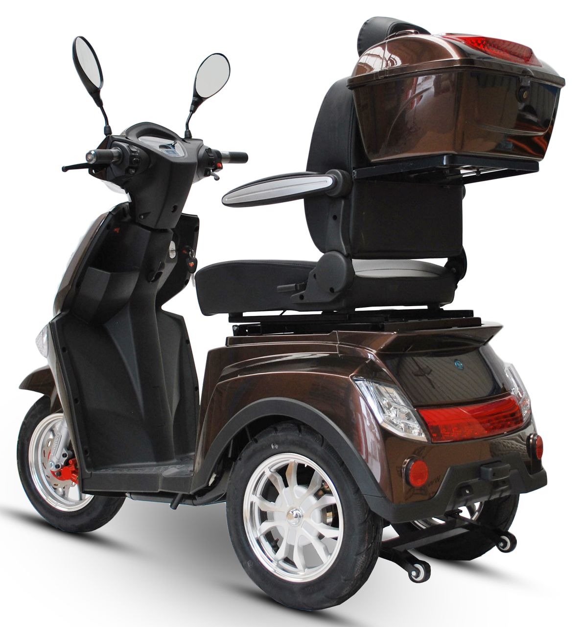 ECO ENGEL 504 Schoko, 25 km/ h mit 1000 Watt Motor 20Ah, Seniorenmobil Elektro Roller