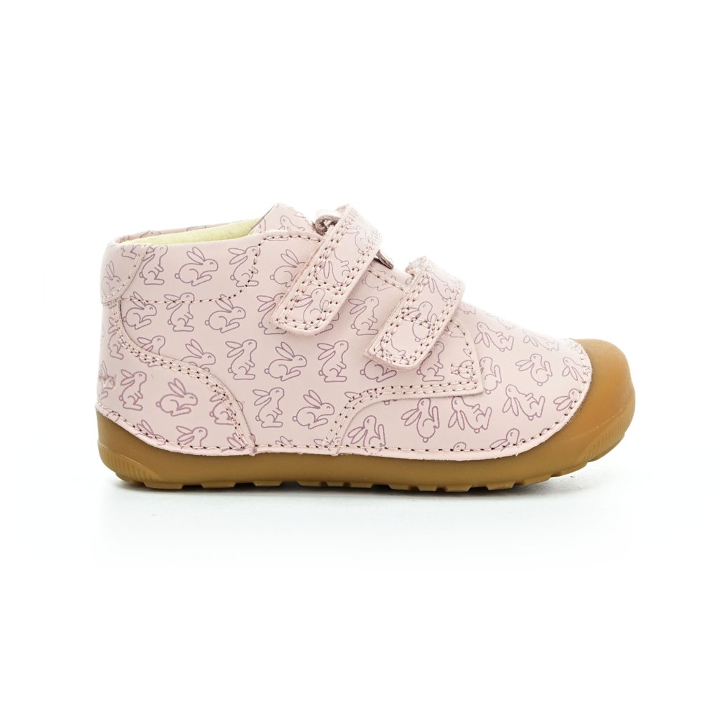 Bundgaard Petit Strap Rabbit Old Rose Barfußstiefeletten