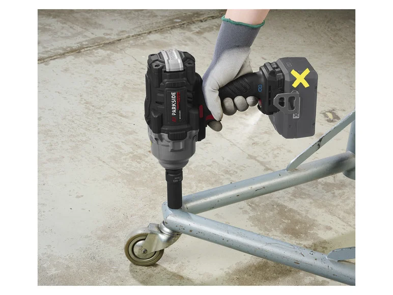 Parafusadeira de impacto sem fio PARKSIDE PERFORMANCE® PASSP 20-Li B4, 20 V