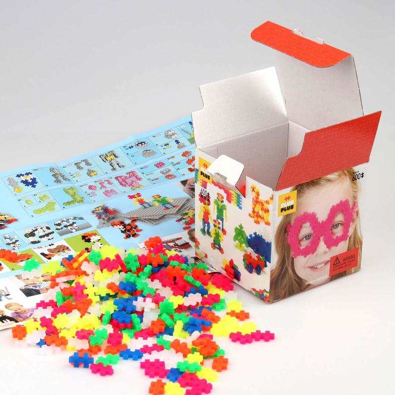 Pack néon 600 pièces Plus Plus