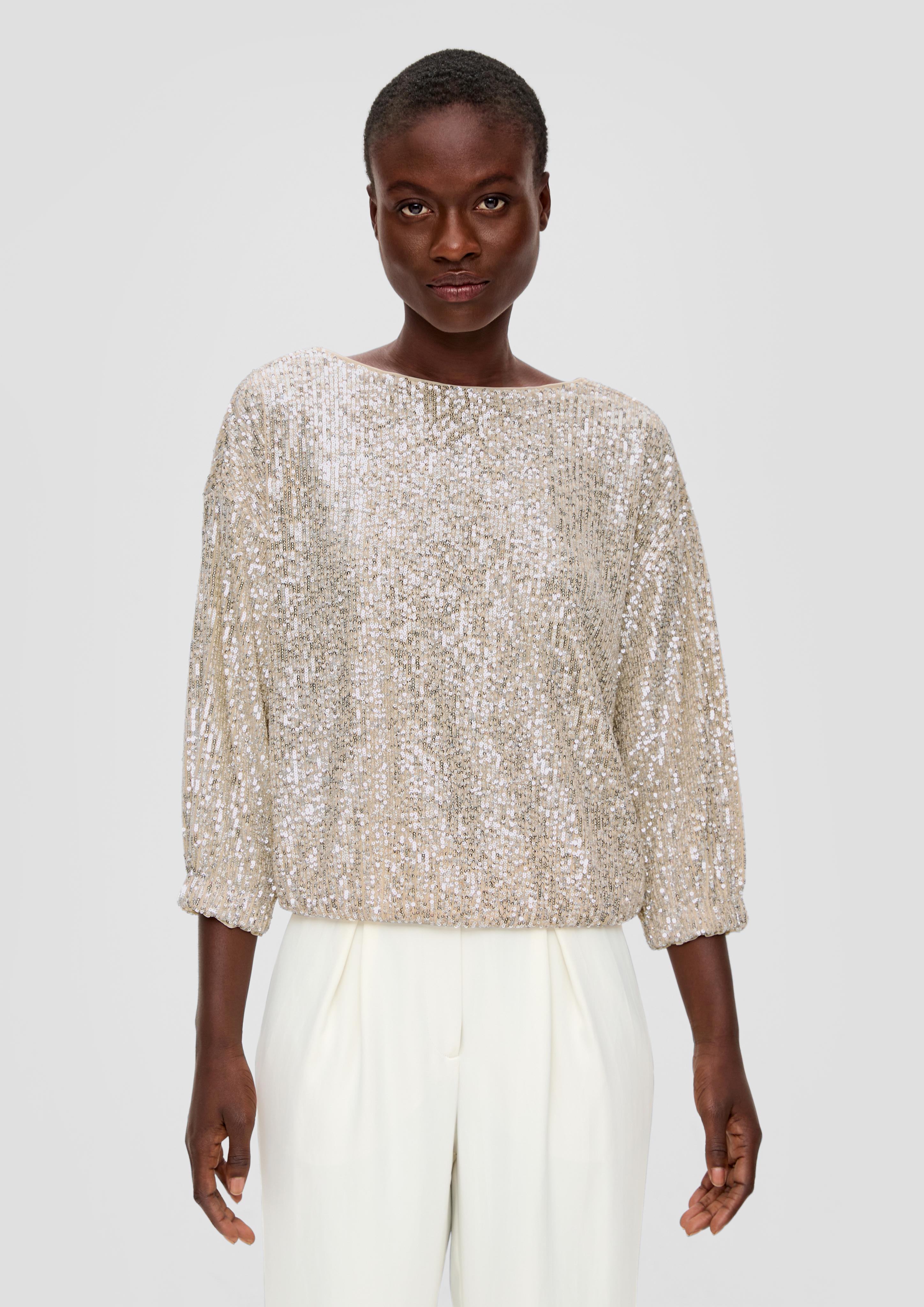 Pailletten-Bluse  2141640-8026