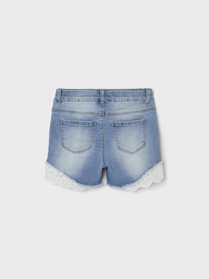 name it Jeanshorts in medium blue denim günstig kaufen