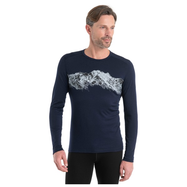 Icebreaker - 200 Oasis L/S Crewe Remarkables - Merinounterwäsche