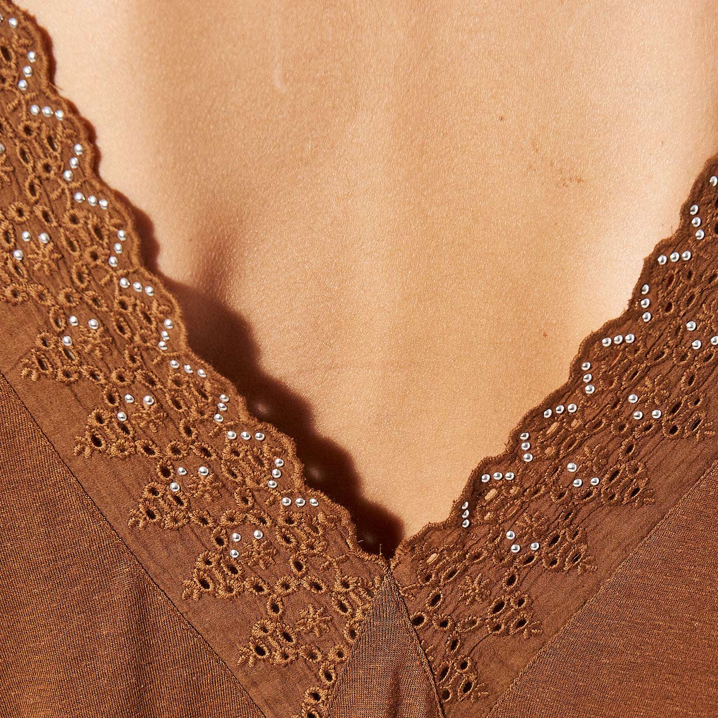 FROZ   Débardeur marron Femme