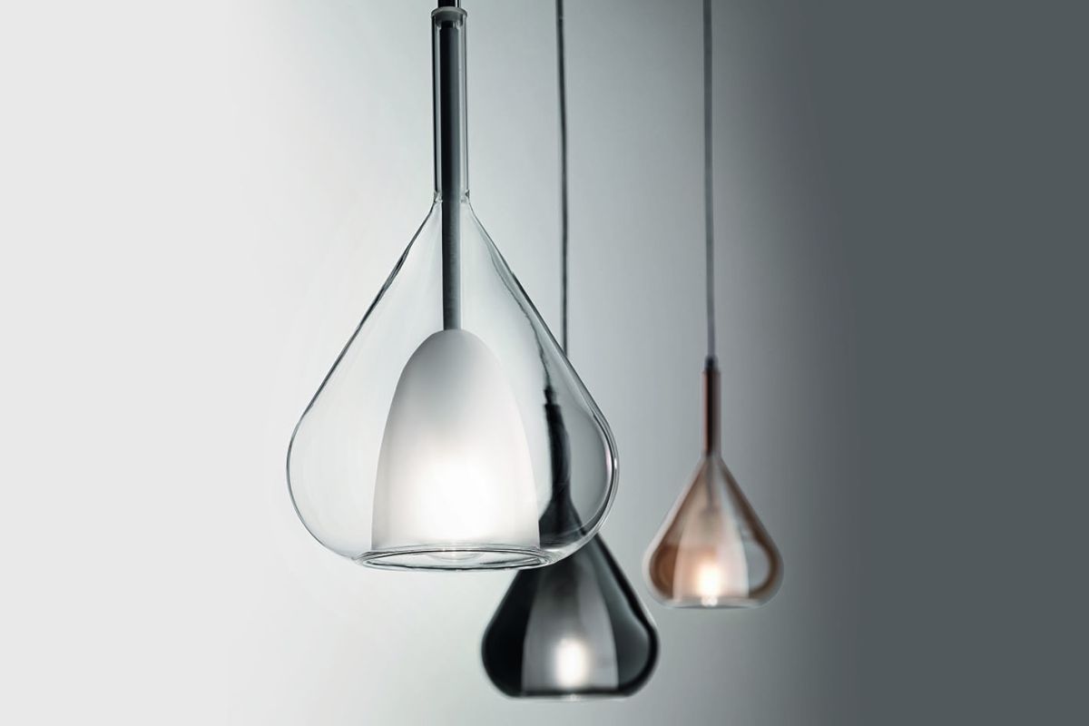 Pendelleuchte Lila 1-flg Transparent